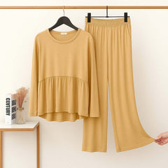 Peplum-Style 2-Pcs Lounge And Night Wear Suit. WLW-11