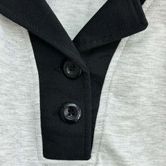 Contrast Collar 3-Stripe Style Western 2-Pcs Summer Tracksuit For Her. WSTS-06