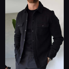 4-Pocket Button Jacket Style Overshirt For Winter's. MWJ-401 V4