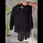 Oxfona 6-Pocket Cargo Style 2-Pcs Winter Co-Ord Set. WWTS-17