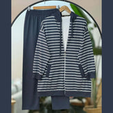 Lining Printed Zipper Hooded Style Premium Quality Winter 2-Pcs Tracksuit For Her. WWTS-28