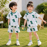 Kid's Funky Printed 2-Pcs Summer Suit. KSPS-02