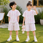 Kid's Funky Printed 2-Pcs Summer Suit. KSPS-04