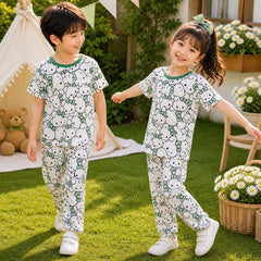 Kid's Funky Printed 2-Pcs Summer Suit. KSPS-06