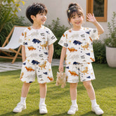Kid's Funky Printed 2-Pcs Summer Suit. KSPS-08