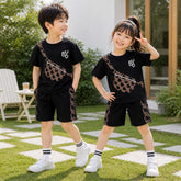 Kid's Funky Printed 2-Pcs Summer Suit. KSPS-16