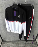 T-Stirpe Naughty Printed Sweat Style Winter 2-Pcs Tracksuit. MWTS-505