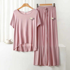 RH-Style Logo-Printed 2-Pcs Lounge And Night Wear Suit. WLW-01