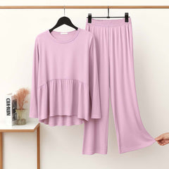 Peplum-Style 2-Pcs Lounge And Night Wear Suit. WLW-11