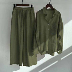 Alenza Western Shirt Style 2-Pcs Stiched Co-Ord Set.