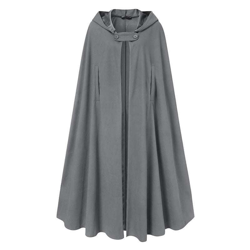 Long Hooded Batwing Style Winter Fleece Upper.