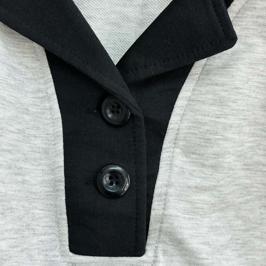 Contrast Collar 3-Stripe Style Western 2-Pcs Summer Tracksuit For Her. WSTS-06