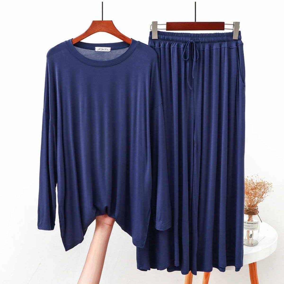 Baggy-Style 2-Pcs Lounge And Night Wear Suit. WLW-09