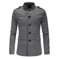 Collar Style Casual Winter Fleece Coat. MWJ-407