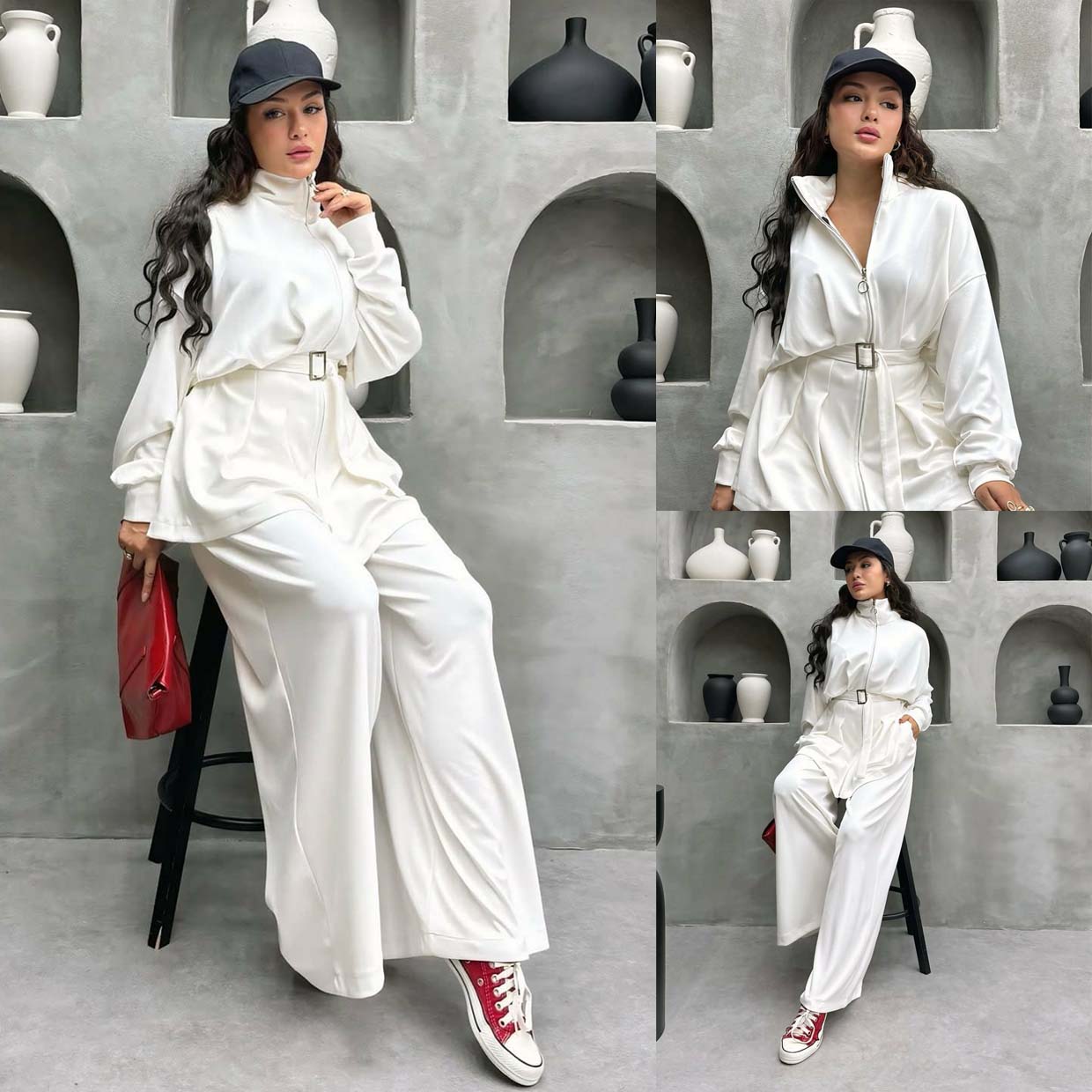 Pintex Belt Style Premium Quality Winter 2-Pcs Tracksuit For Her. WWTS-39