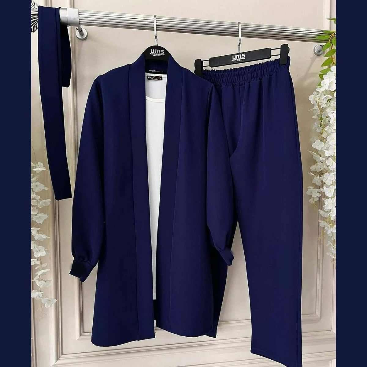 Gown Style 4-Pcs Winter Co-Ord Suit. WWTS-31