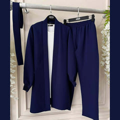 Gown Style 4-Pcs Winter Co-Ord Suit. WWTS-31