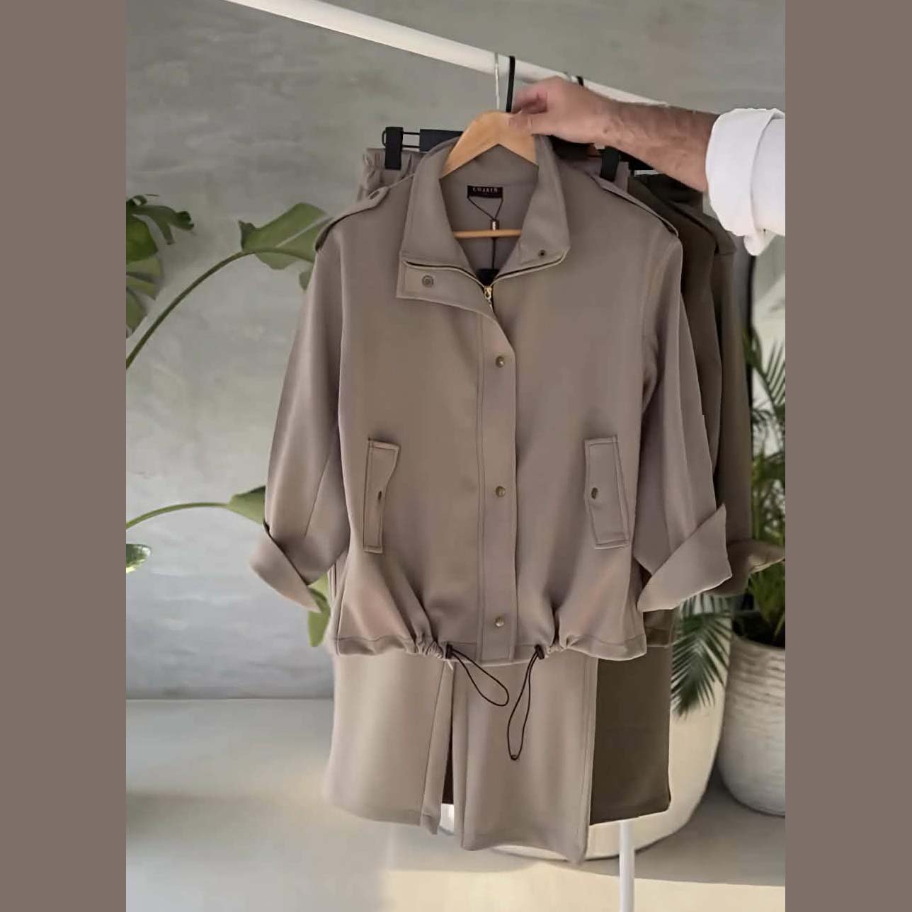 Bolenzo 6-Pocket Cargo Style 2-Pcs Winter Co-Ord Set. WWTS-59