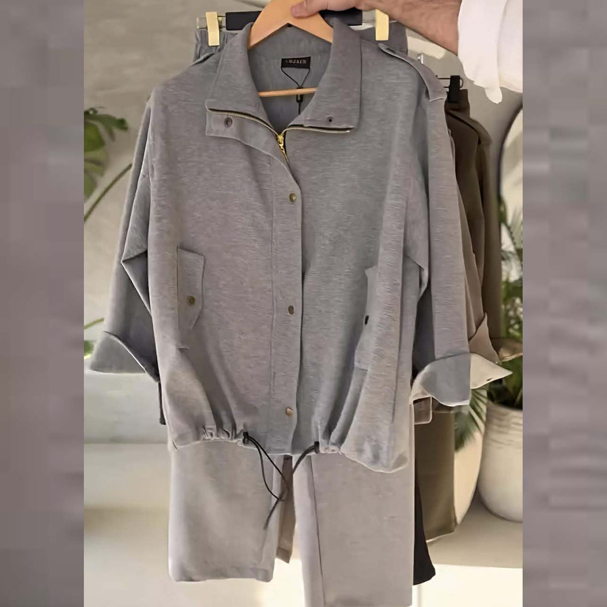 Bolenzo 6-Pocket Cargo Style 2-Pcs Winter Co-Ord Set. WWTS-59