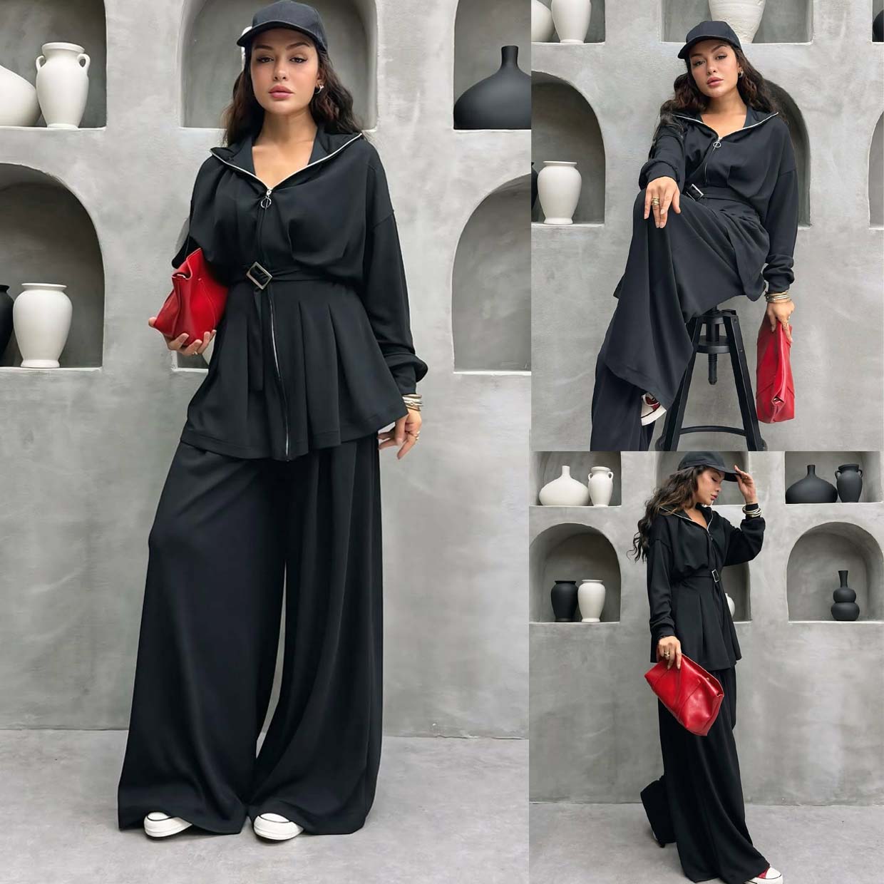 Pintex Belt Style Premium Quality Winter 2-Pcs Tracksuit For Her. WWTS-39