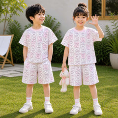 Kid's Funky Printed 2-Pcs Summer Suit. KSPS-04