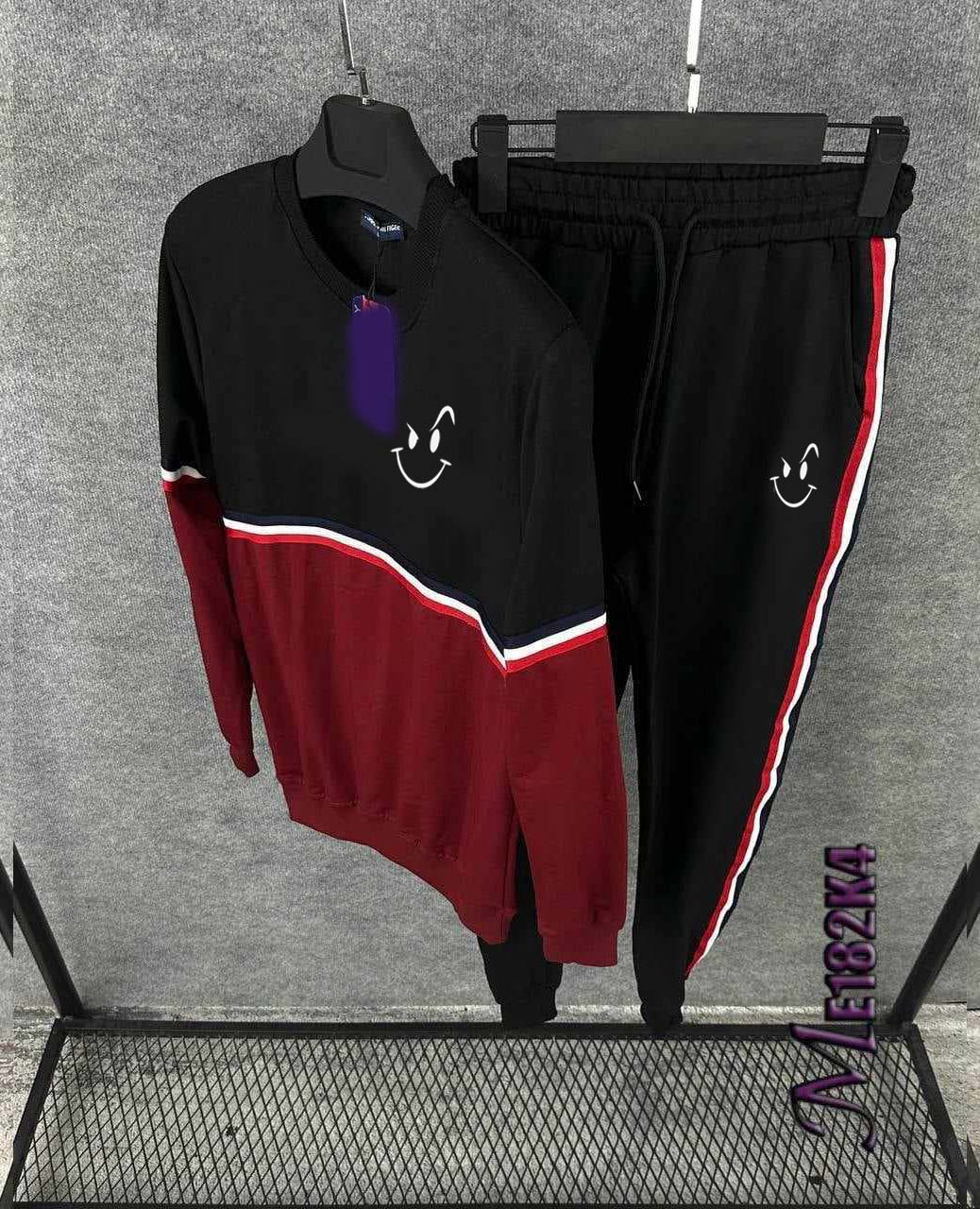 T-Stirpe Naughty Printed Sweat Style Winter 2-Pcs Tracksuit. MWTS-505