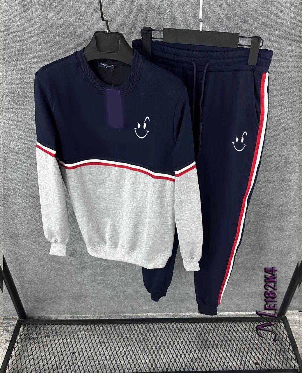 T-Stirpe Naughty Printed Sweat Style Winter 2-Pcs Tracksuit. MWTS-505