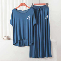 RH-Style Logo-Printed 2-Pcs Lounge And Night Wear Suit. WLW-01