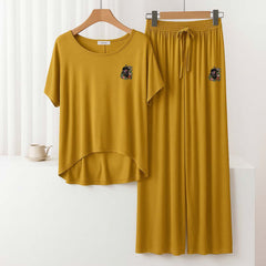 RH-Style Logo-Printed 2-Pcs Lounge And Night Wear Suit. WLW-01