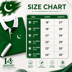 Green Patch-Work Contrast Collar Style CT Logo Printed Azadi Polo Tshirt. A14-01 V2