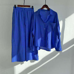 Alenza Western Shirt Style 2-Pcs Stiched Co-Ord Set.