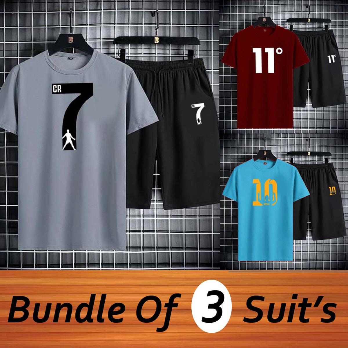 Bundle Of 3 Premium Quality Different Print 2-Pcs Summer Suit. Deal-02