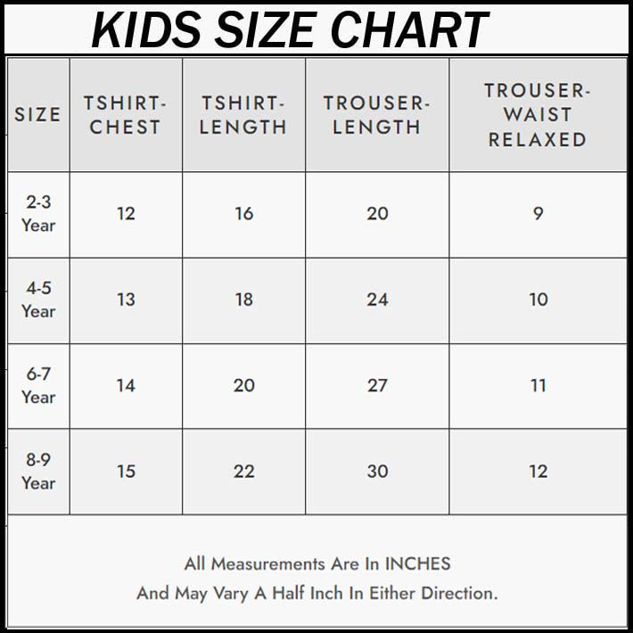 Kid's Funky Printed 2-Pcs Summer Suit. KSPS-14